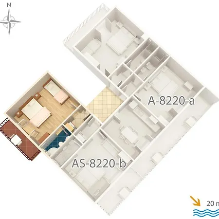 By The Sea - 8220 * Pašman