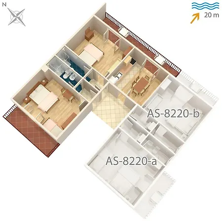 Апартаменты By The Sea - 8220